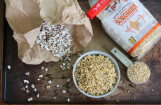 For a brief "Sorghum 101" and a fun way to enjoy this wholesome grain as a snack, click on the photo.