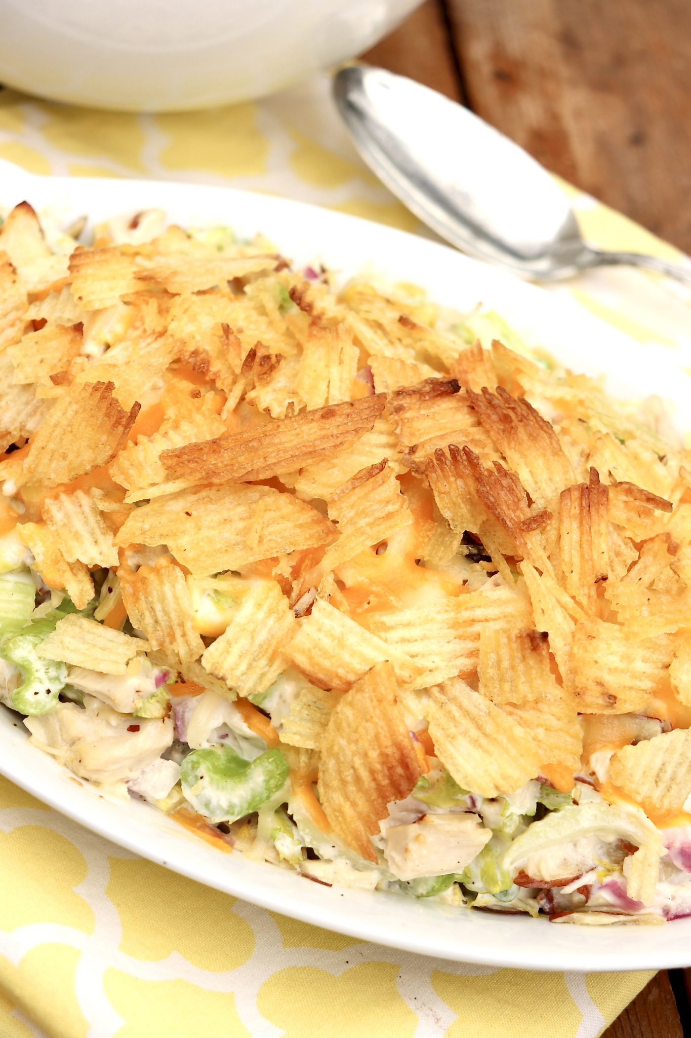 Easy-to-make comfort food at its best, this family friendly chicken dish has stood the test of time...and got a little lighter along the way!