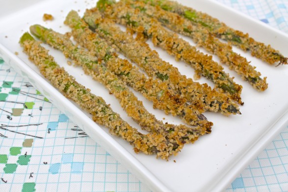 Crispy Roasted Asparagus (with my favorite gluten-free option)