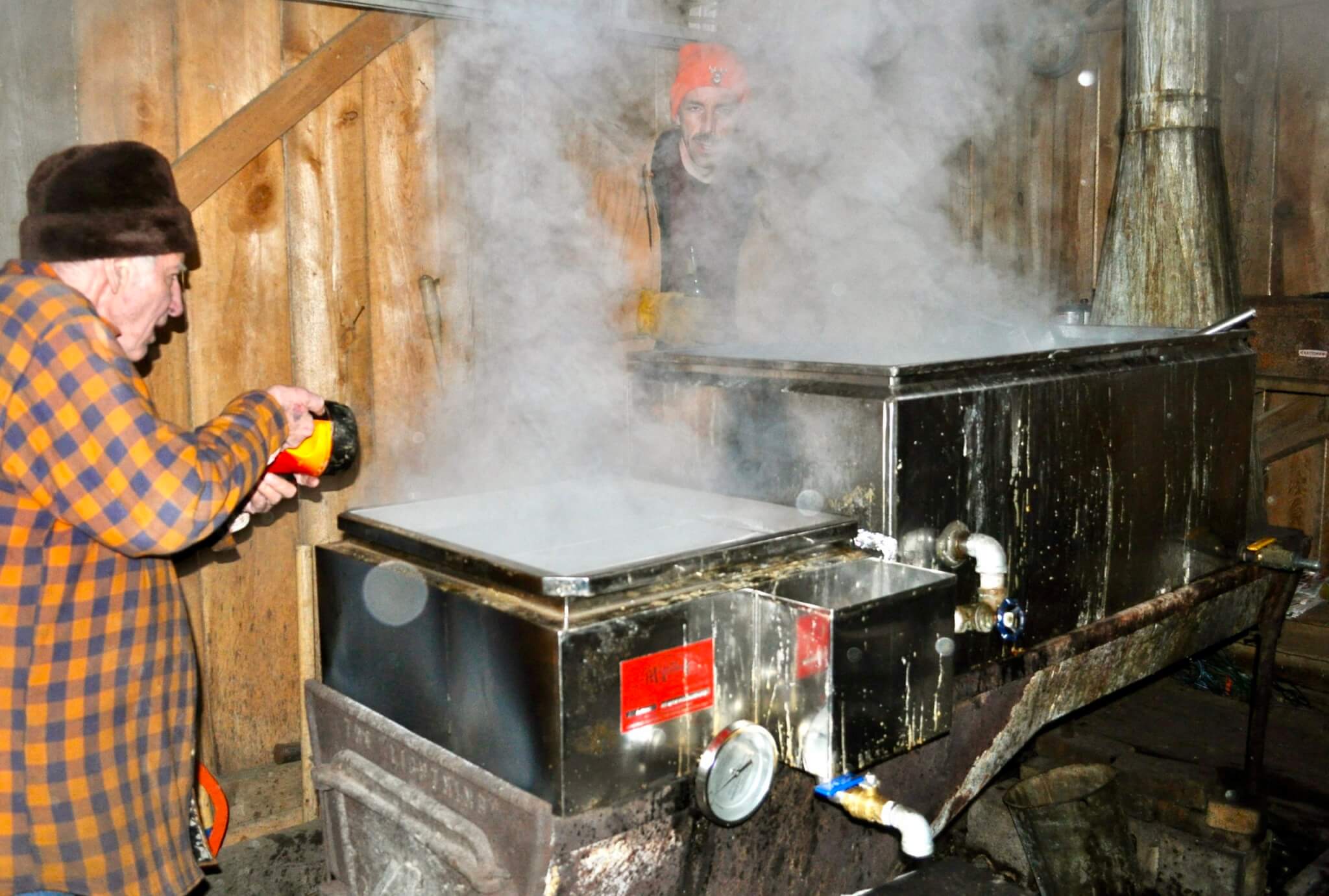 Early every spring, on a family farm in Lander, Pennsylvania, friends of ours engage in the annual tradition of “sugaring.” The labor of love requires hand-drilling their Maple trees, removing hundreds of gallons of sap, boiling it down, to be rewarded with a sweet, sticky condiment that goes far beyond pancakes.
