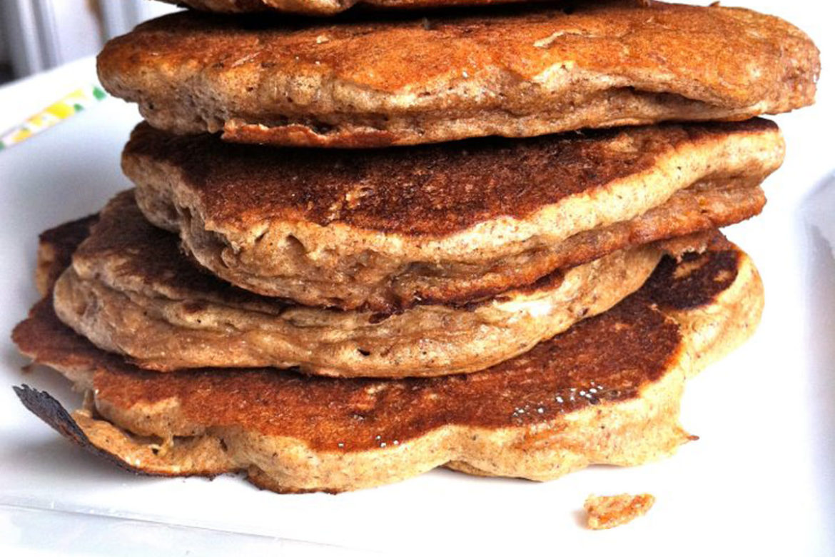 Healthy Banana Pecan Pancakes The Fountain Avenue Kitchen