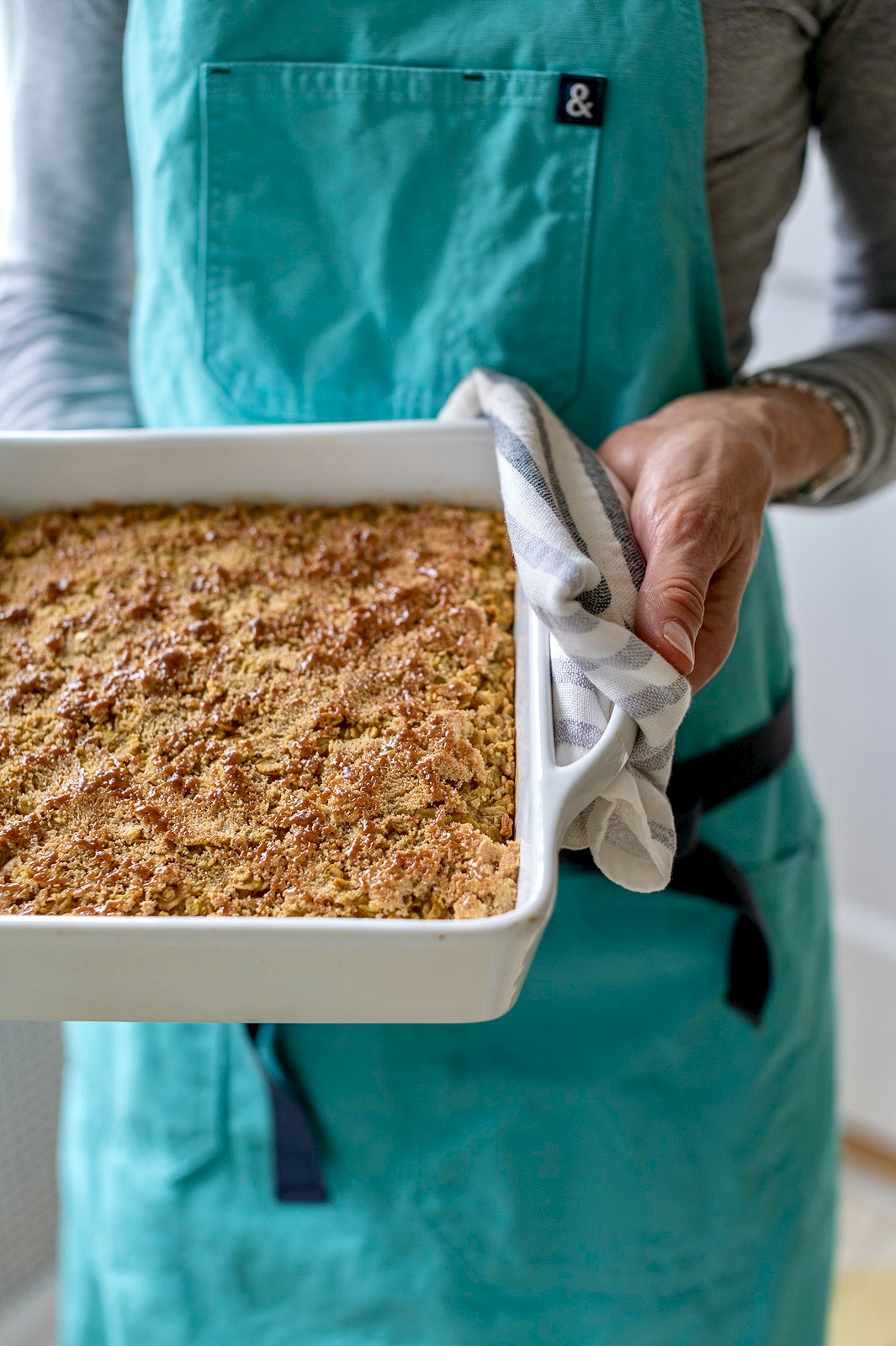 Pumpkin and warm spices join a short list of kitchen staples in this hearty breakfast that may be prepped in advance and enjoyed throughout the week.
