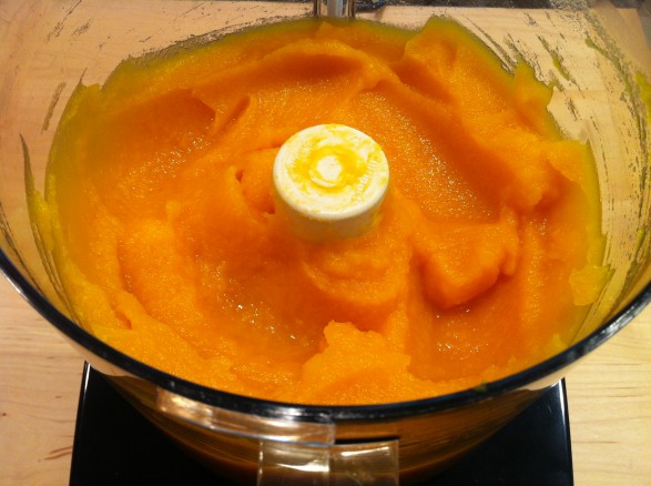 IMG_0135 Canned pumpkin isn't the only game in town. It's easy to make your own pumpkin puree, and the fresh flavor can't be beat!