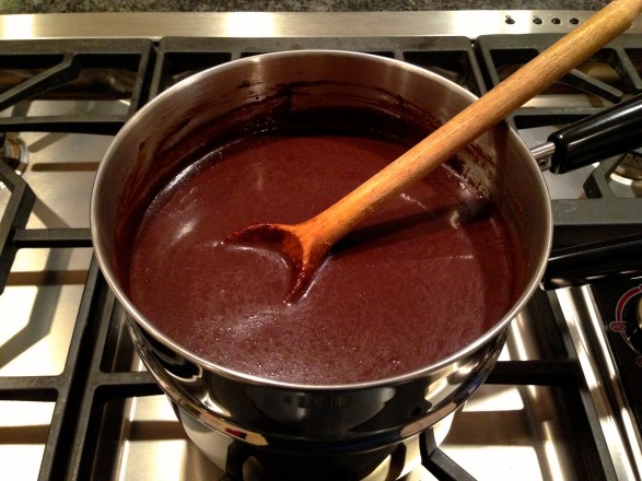 IMG_0736 This tried-and-true chocolate sauce is thick, velvety, and strikes the right salty-sweet balance. It's quick and easy to prepare and makes a lovely gift!