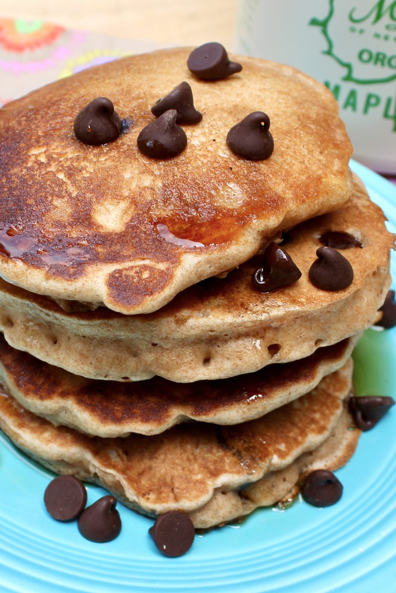 Looking for a light, fluffy pancake recipe that offers a nutritional boost? Packed with whole grains and fiber, this delicious stack is your answer!