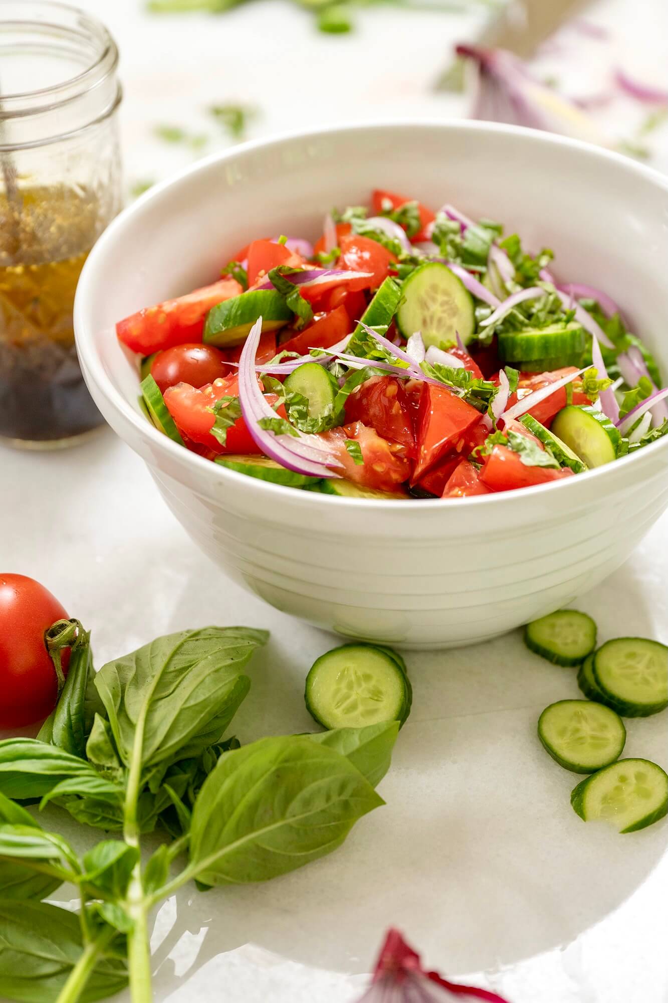 You barely need a recipe for this garden-fresh summer salad that will round out a broad range of meals, from corn on the cob and burgers to grilled fish or chicken.