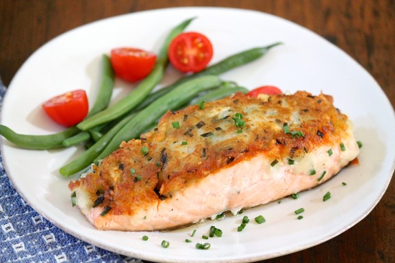 Potato Crusted Salmon — The Fountain Avenue Kitchen