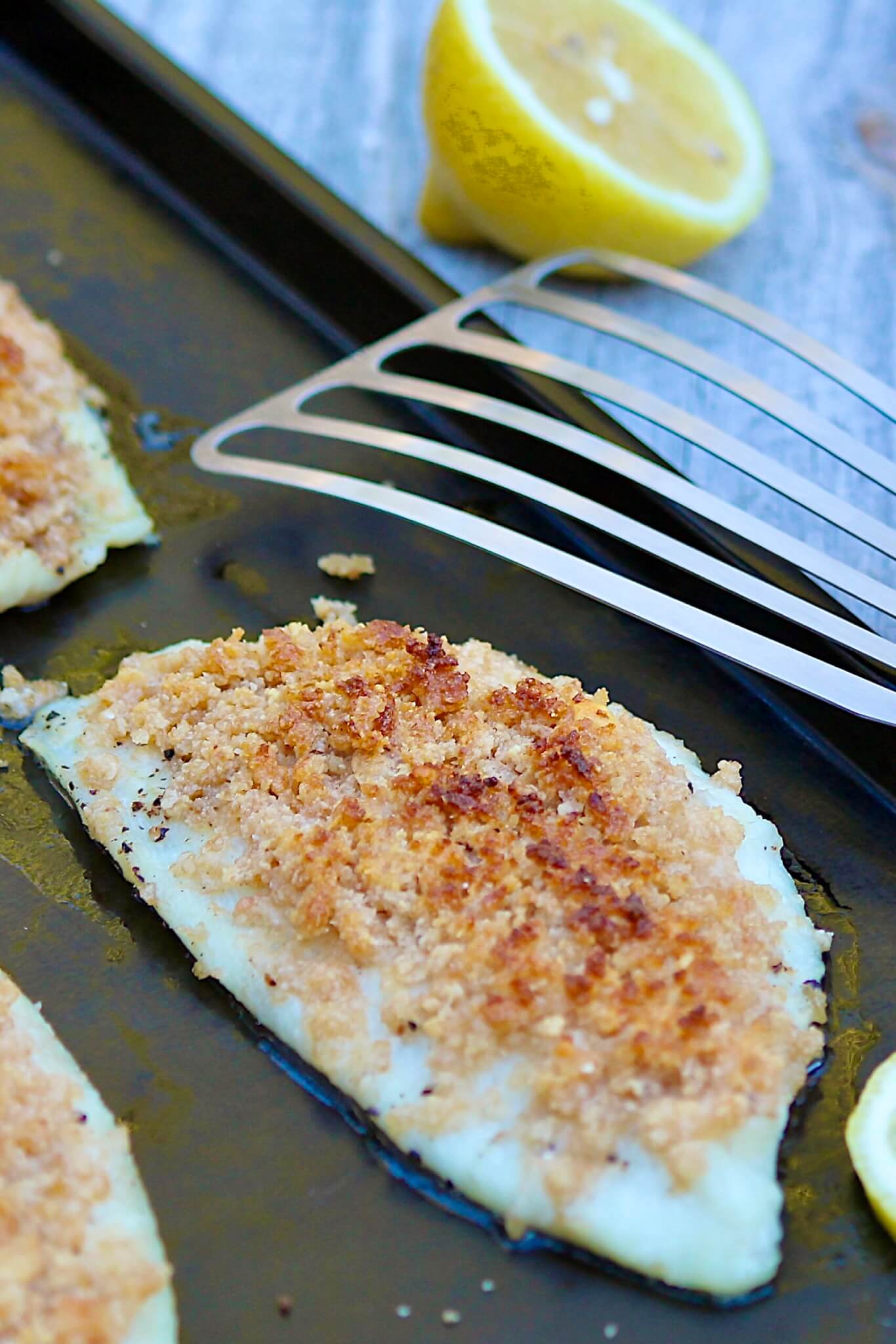 Simple ingredients come together in a snap in this mild but flavorful fish entree the whole family will enjoy!