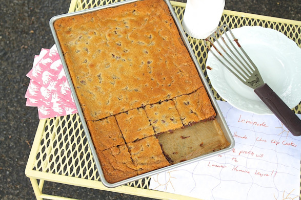 Coincidently, we made the sheet cookie version for my younger son's lemonade stand last weekend!