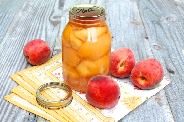 Small Batch Canned Peaches