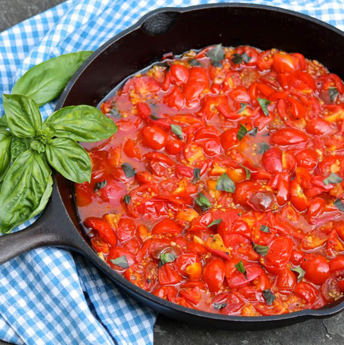 Speedy Cherry Tomato Sauce – The Fountain Avenue Kitchen