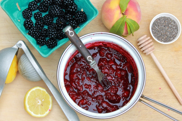 No-Sugar Homemade Jam-choose your favorite flavor (even use frozen fruit) in this easy, small batch recipe