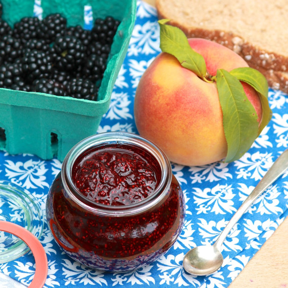 No-Sugar Homemade Jam-choose your favorite flavor (even use frozen fruit) in this easy, small batch recipe