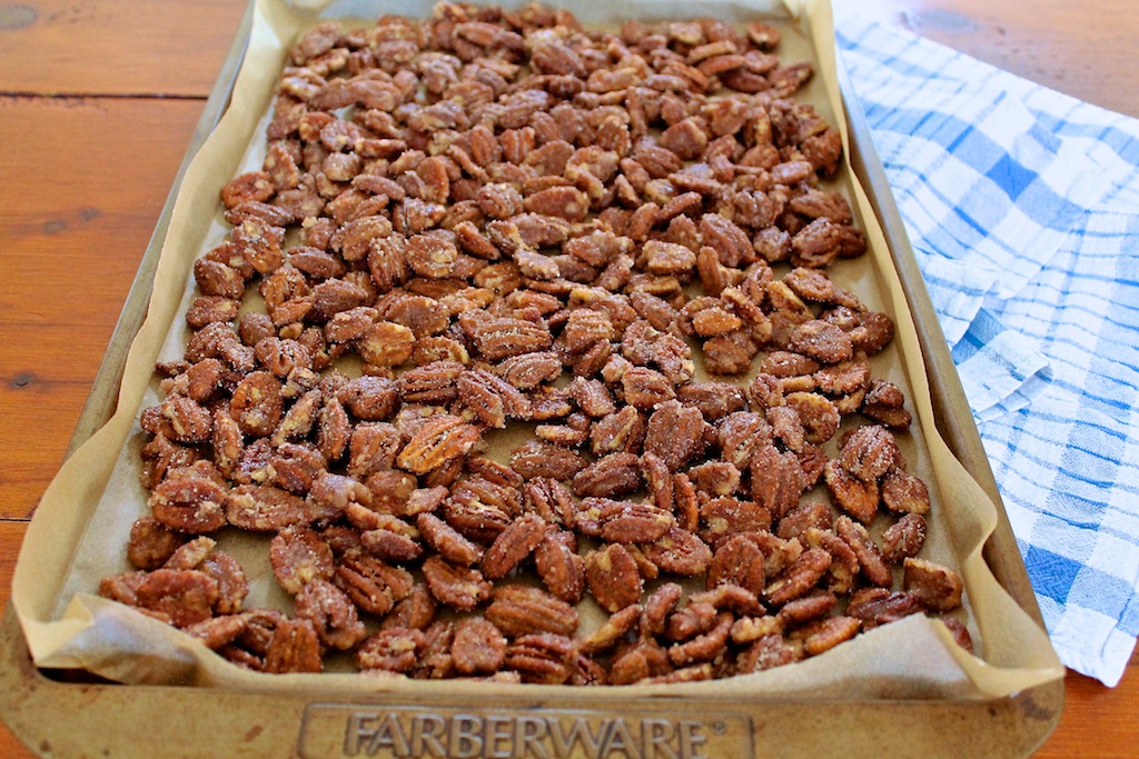 Spiced Pecans - perfect for salads, snacking and holiday gift giving