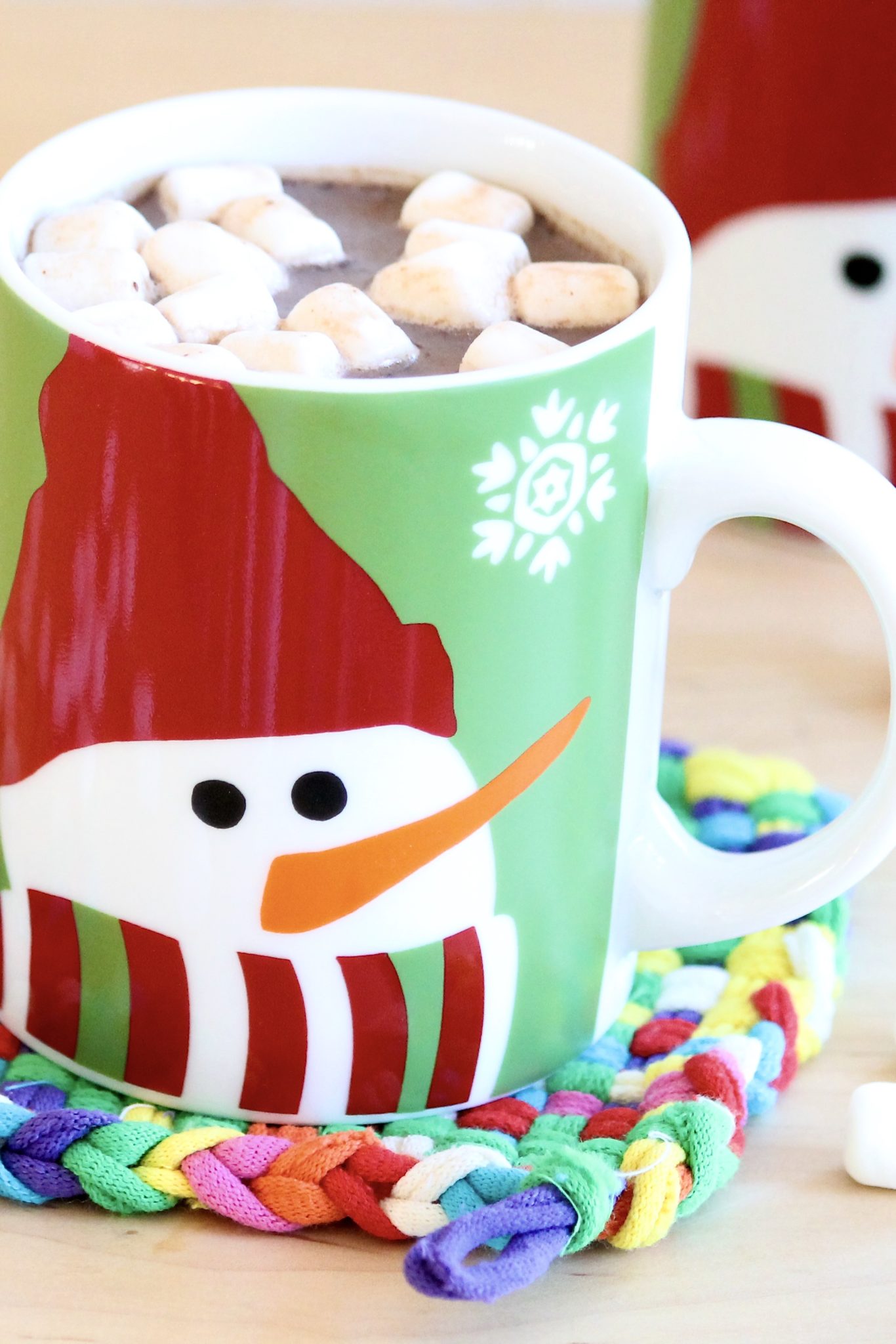Along with this super easy recipe, there are a few helpful tips that ensure no lumps or undissolved cocoa powder and no scorched milk. I've also noted how I make a rather tasty homemade cafe mocha!