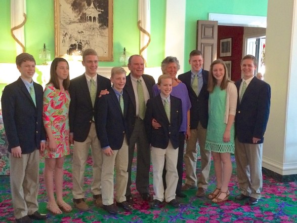 ...with 8 grandchildren who think they are awesome!