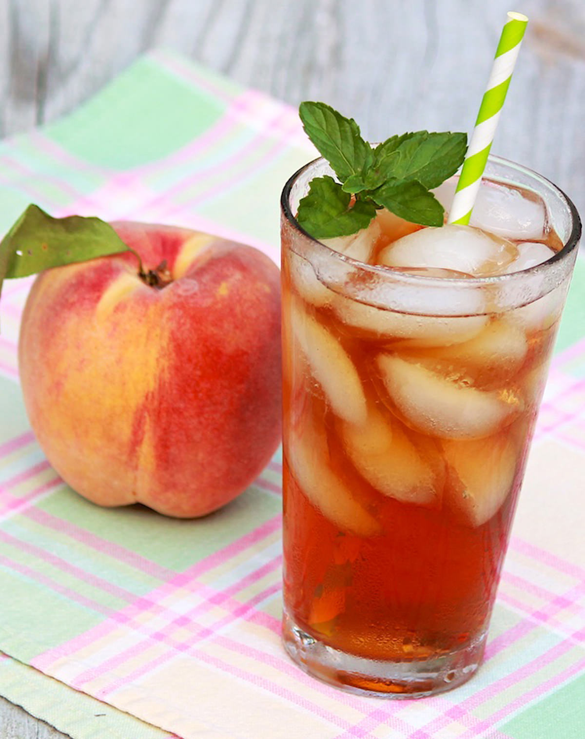 Peach Iced Tea – The Fountain Avenue Kitchen