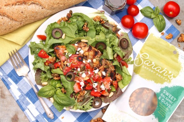 Greek-Style Grilled Chicken Dinner Salad