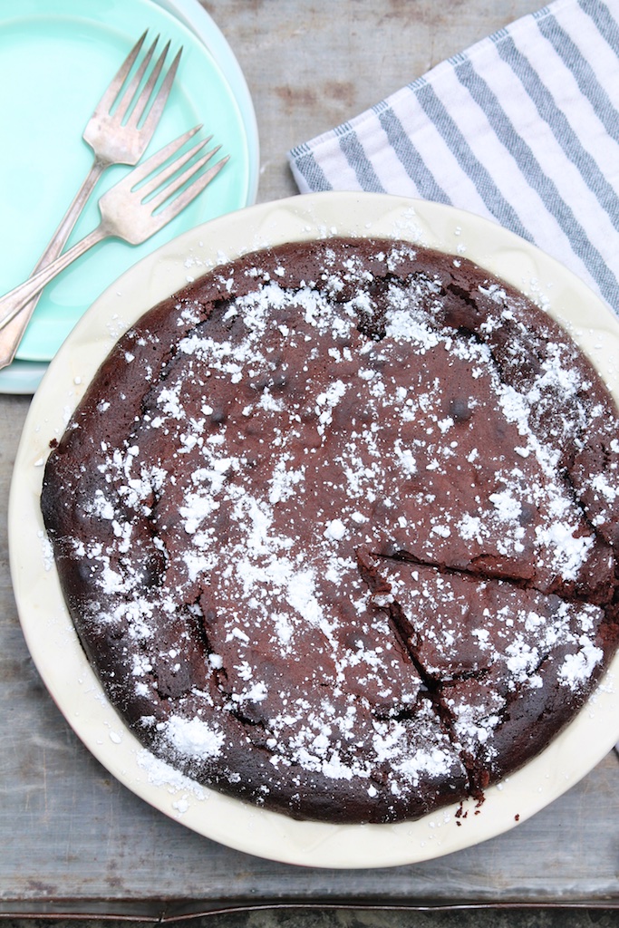 Aunt Glenna's Flourless Fudge Pie