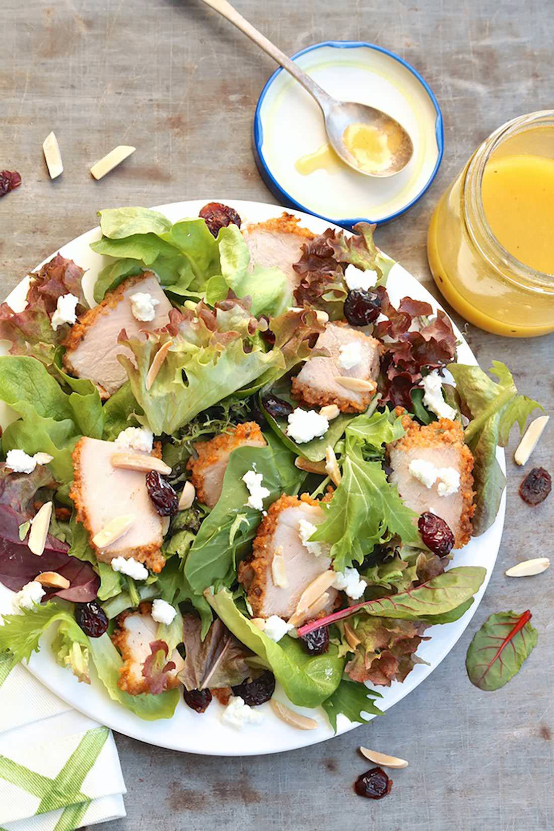 green goat salad