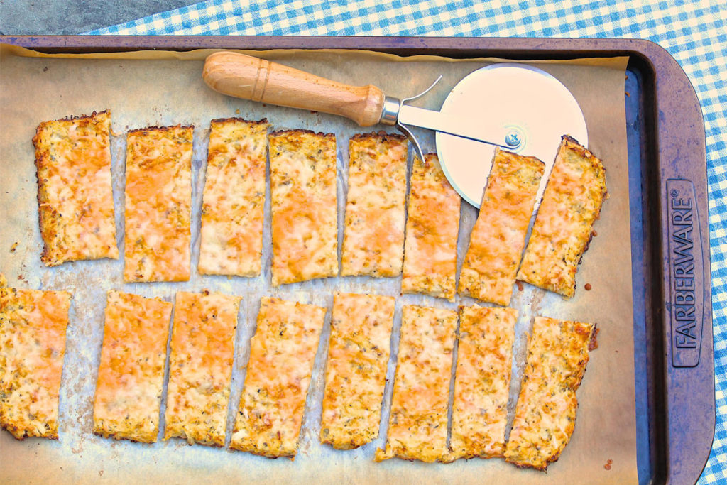 Cheesy Cauliflower "Flatbread" The Fountain Avenue Kitchen