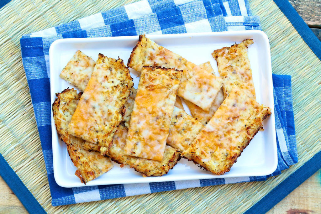 Cheesy Cauliflower "Flatbread" The Fountain Avenue Kitchen