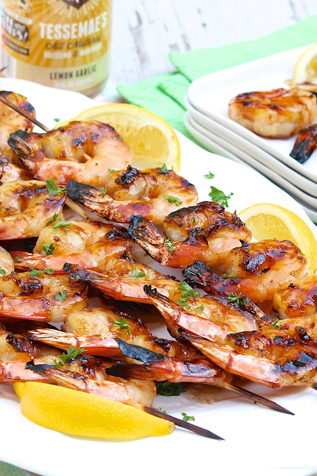 Snappy Honey Grilled Shrimp