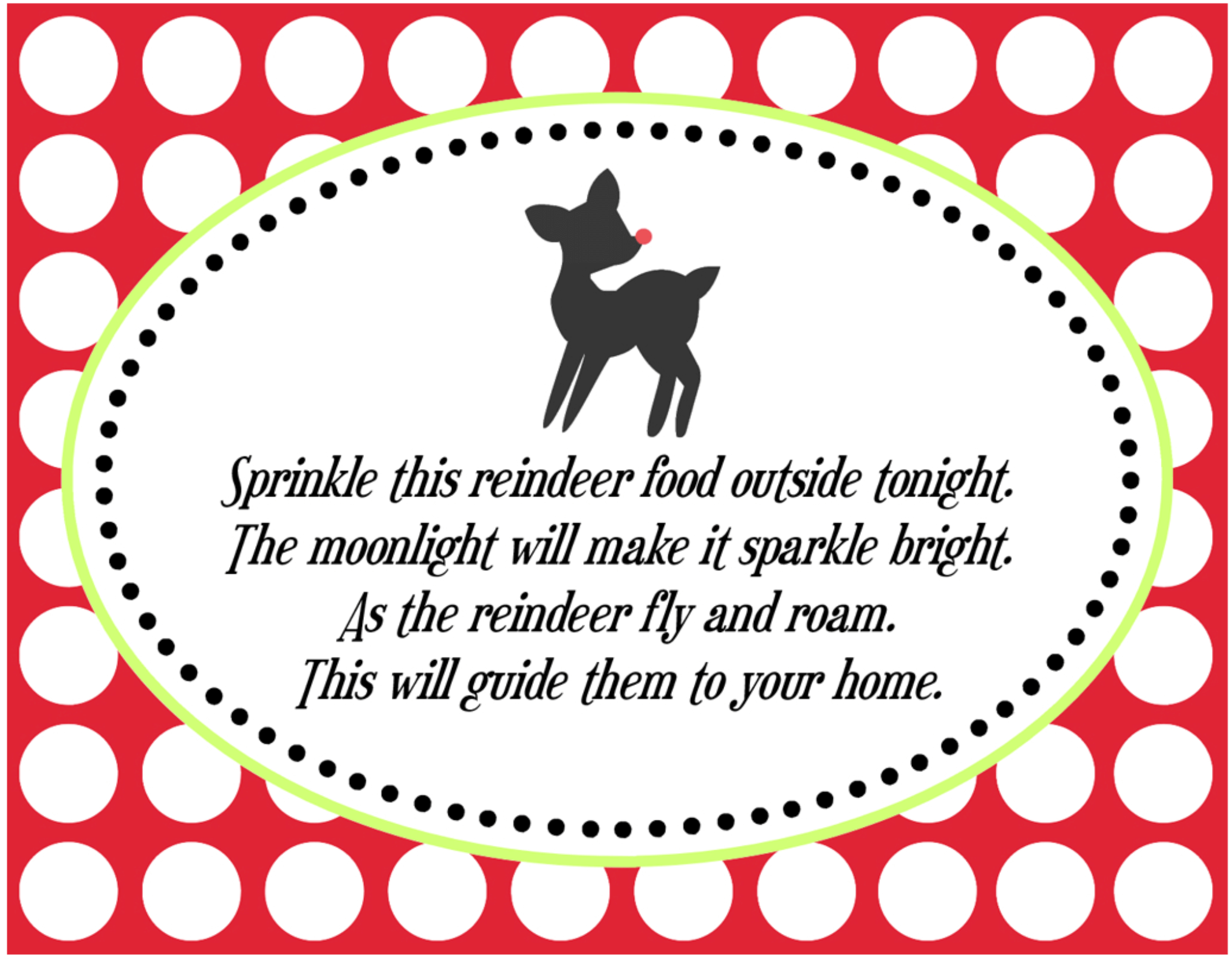 Magical Reindeer Food