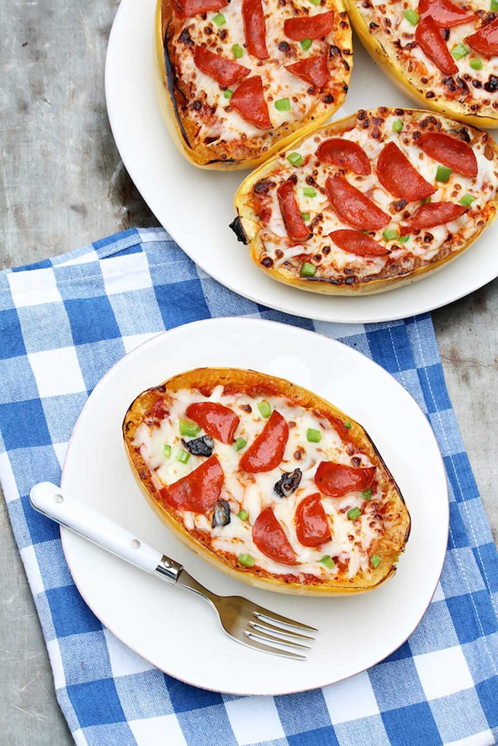 Spaghetti Squash Pizza Boats The Fountain Avenue Kitchen