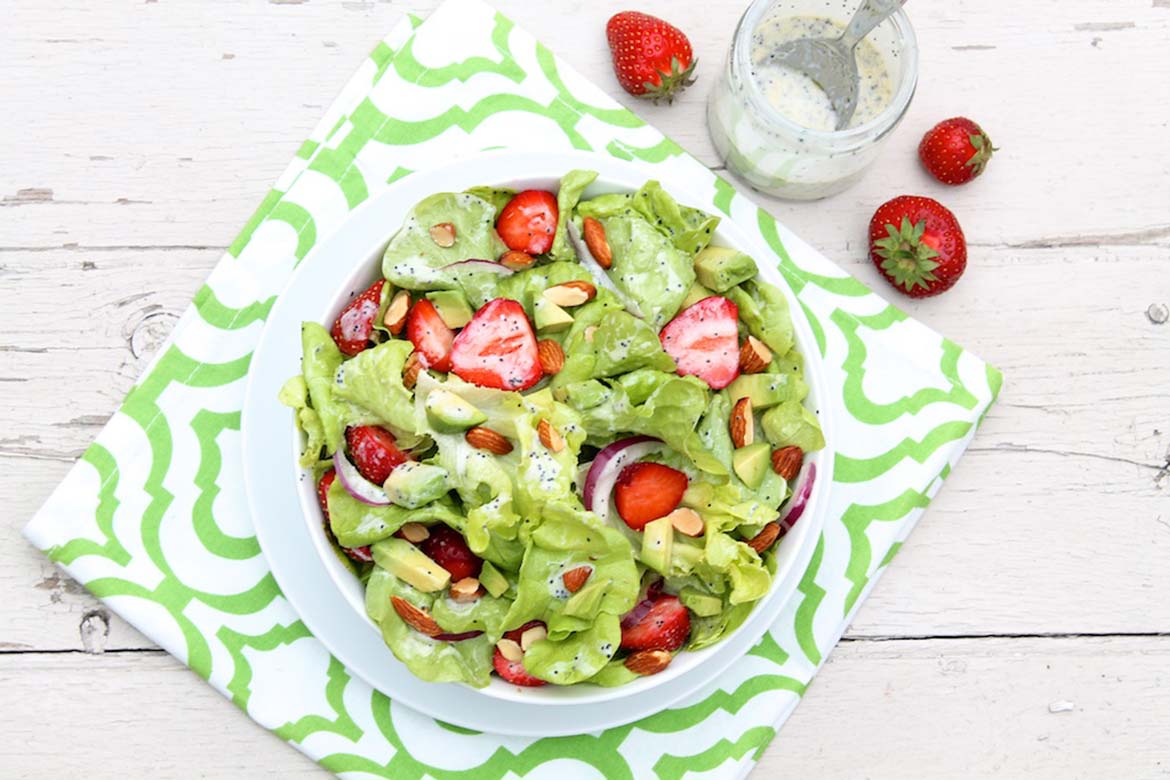 Strawberry Avocado Salad - Fountain Avenue Kitchen