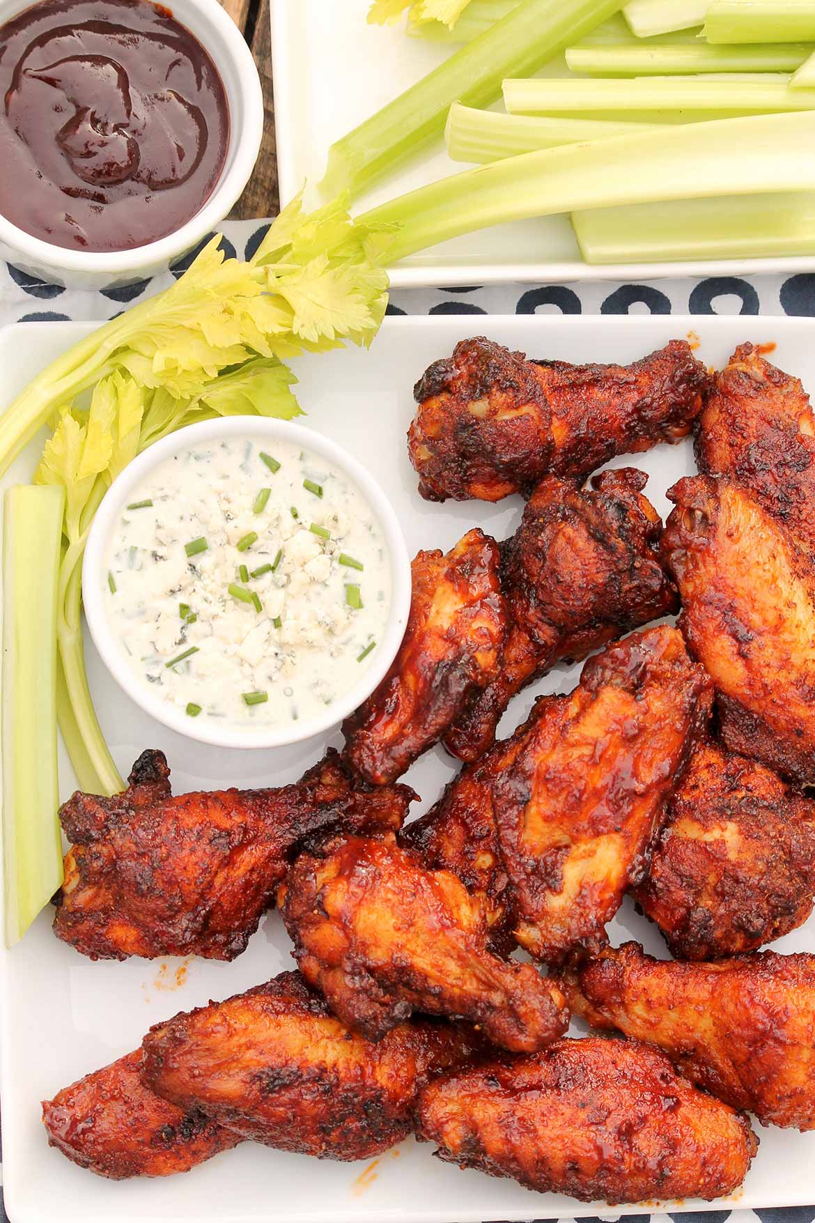 These rival your favorite restaurant wings and the simple trick guarantees extra crispy skin! (Baked, not fried)