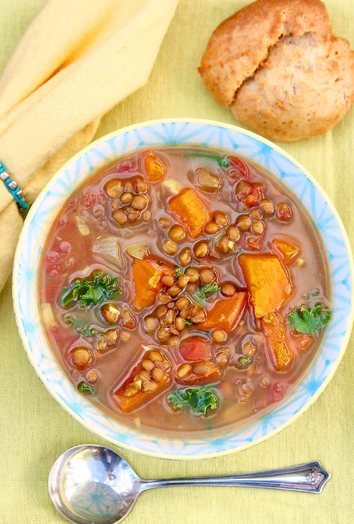 Easy to make and deeply satisfying, a simple adjustment makes this soul-warming soup vegan-friendly. The aroma while cooking is amazing, too!