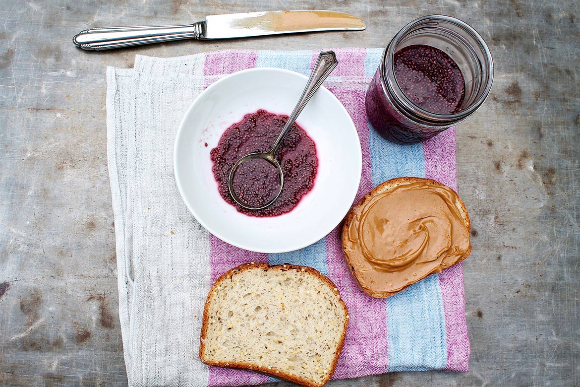 2-Ingredient No-Cook Chia Jam -- Two easy ingredients create a sugar- and syrup-free alternative to the ever-popular chia jam!