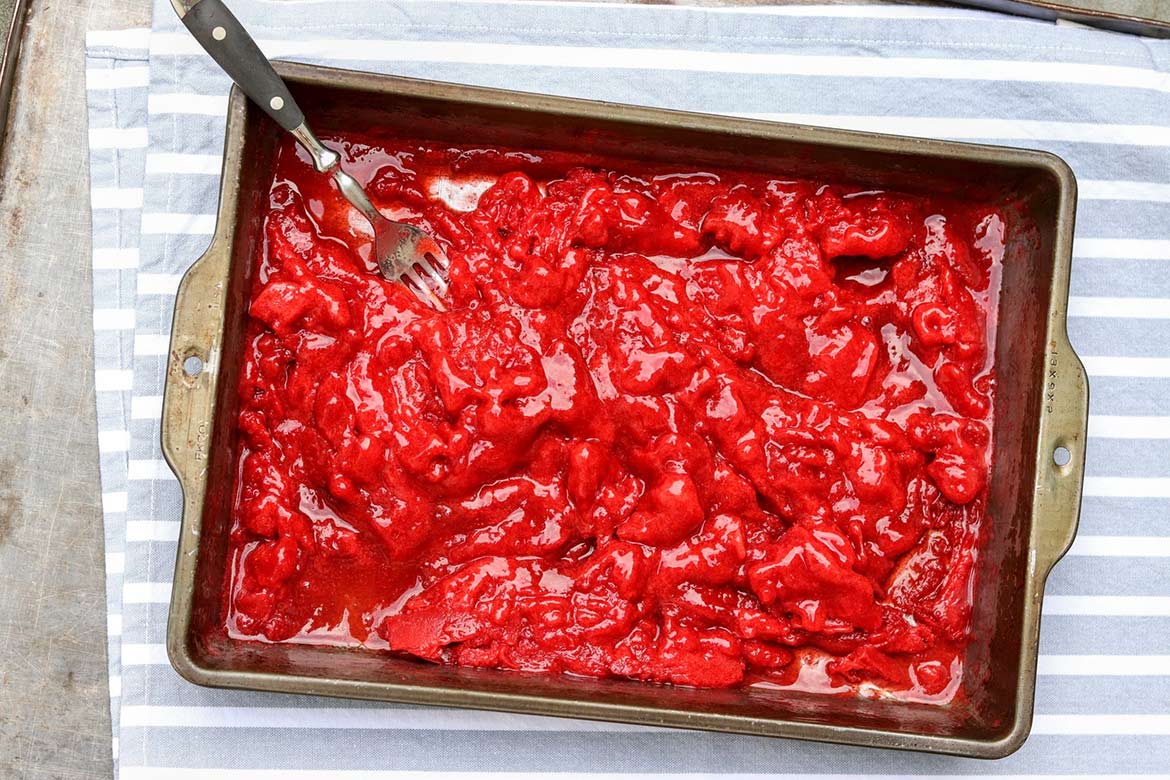 Sweet, melt-in-your-mouth granitas can be made with a variety of seasonal fruits for a refreshingly light dessert or snack all summer long. As the mixture freezes, simply use a fork to scrape the granita into flaky, sweet crystals and enjoy as is or in a homemade "gelati!"
