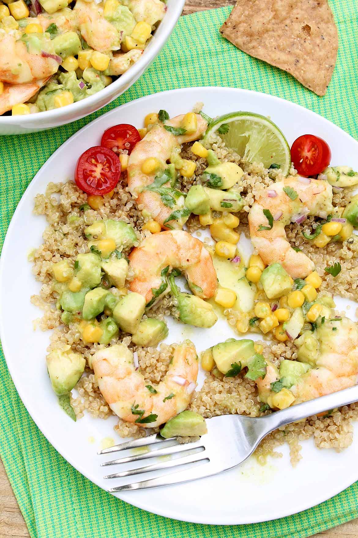 Effortless to pull together with a gourmet feel, Honey Lime Shrimp with Avocado & Corn is a go-to entertaining option yet easy enough for busy weeknights. Light and healthy, too!