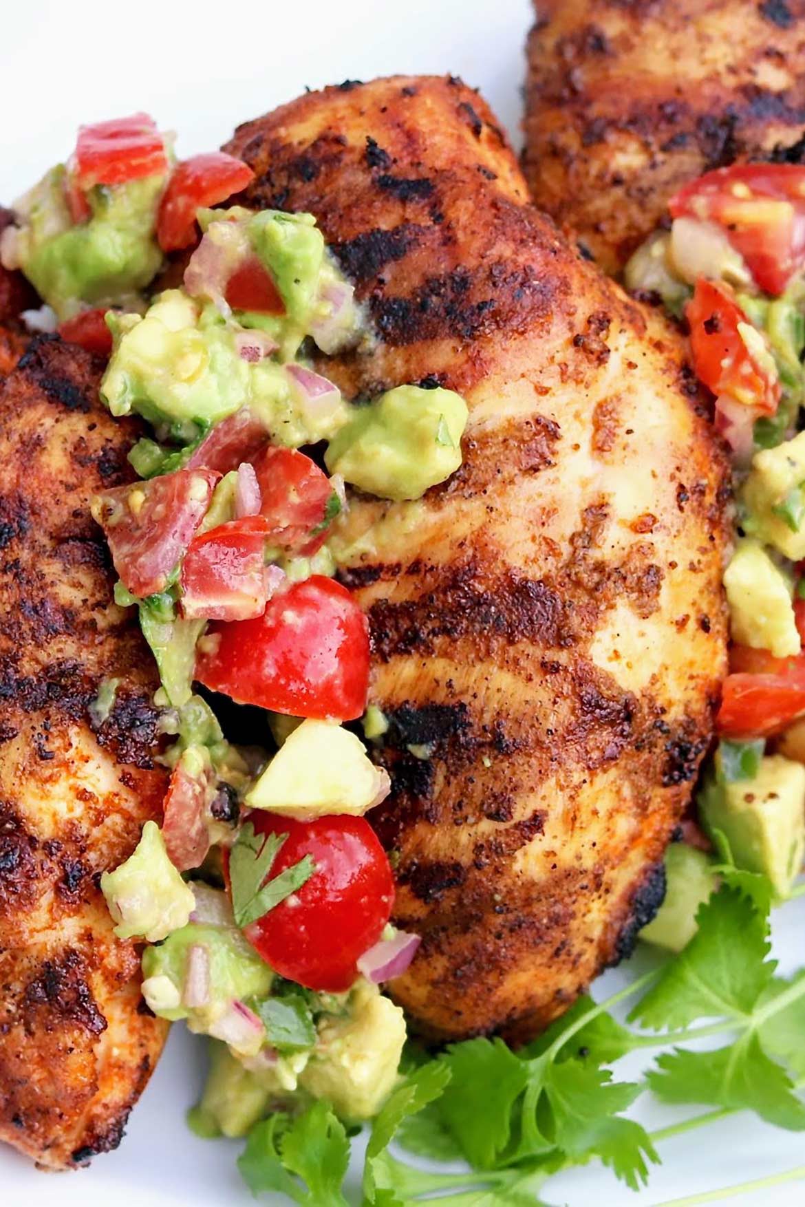 Sazón Grilled Chicken - This little spice packet (or the easy homemade option) adds incredible flavor when used as a rub for grilled chicken!
