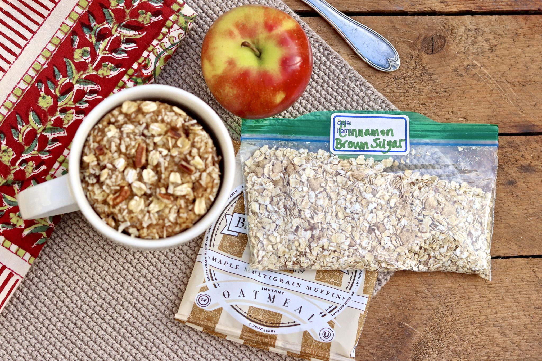 Oatmeal Packet Mug Muffin - You choose the flavor in these healthy, protein-rich, single-serve muffins that can be made with just four easy ingredients!