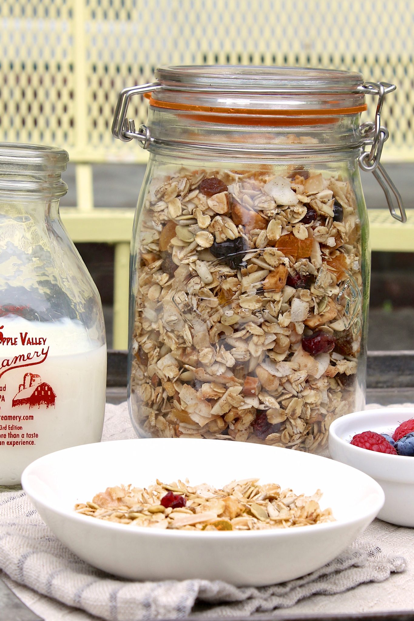 Toasted Maple Muesli is all you need for quick, healthy, satisfying breakfasts every day of the week — and just like granola, this muesli tastes good enough to eat all by itself!