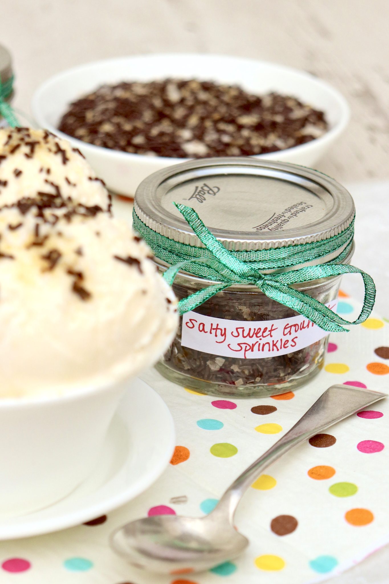 Sprinkles are no longer just for kids thanks to this salty-sweet upgrade! Perfect for gift giving and use on ice cream, hot cocoa, lattes, cookies and more.