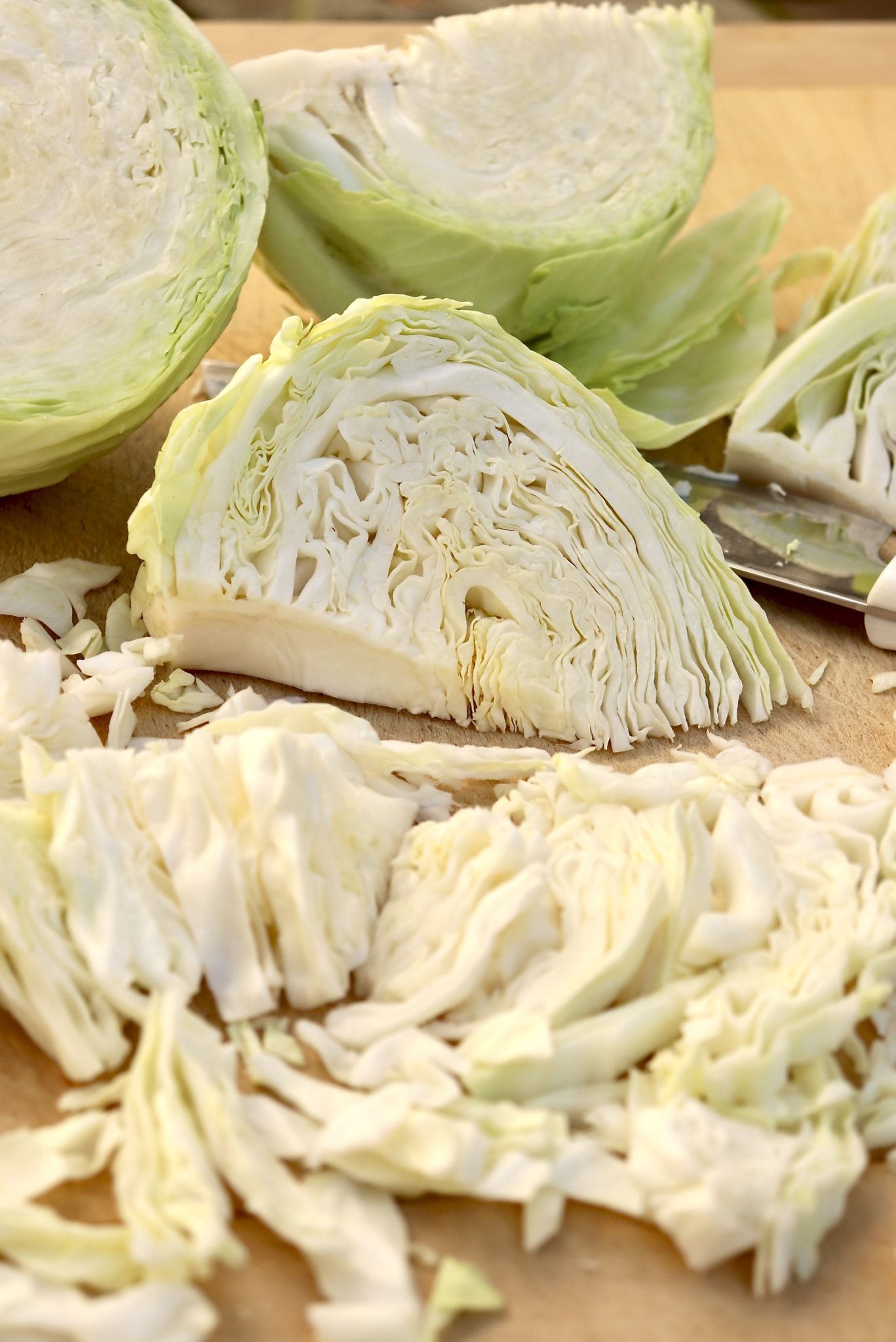 2-ingredient homemade sauerkraut is loaded with gut-healthy probiotics and incredibly easy to make.