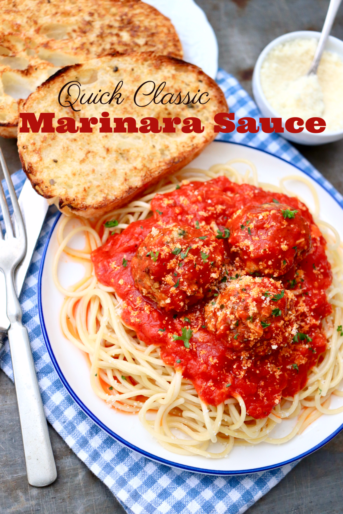 The long-simmered flavor reminiscent of your grandmother's classic marinara sauce can be yours in short order thanks to a brief list of key ingredients and one easy method!