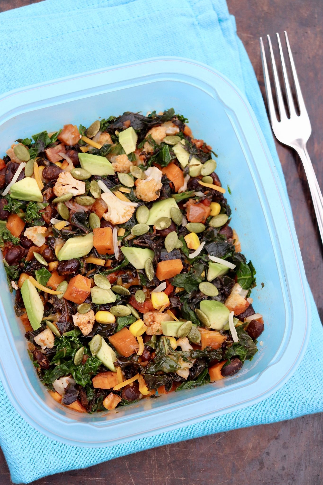 Southwestern Nourish Bowls-Brimming with colorful vegetables and plant-based protein, these nutrient-dense bowls are filling, adaptable and easy to prep for the week ahead. (Great portable work lunch, too!)