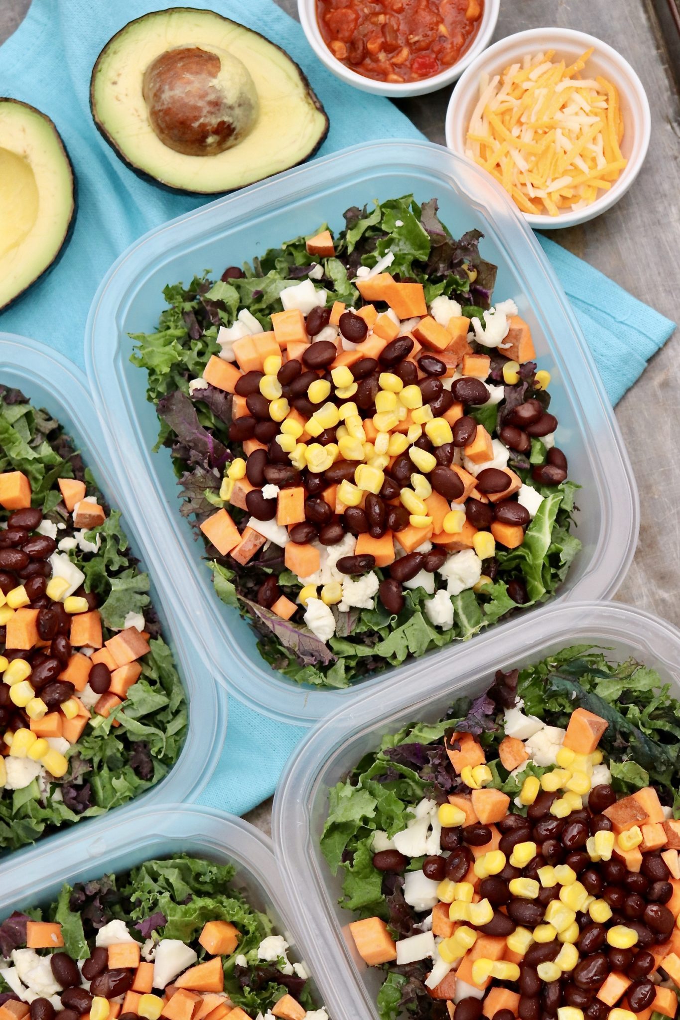 Southwestern Nourish Bowls-Brimming with colorful vegetables and plant-based protein, these nutrient-dense bowls are filling, adaptable and easy to prep for the week ahead. (Great portable work lunch, too!)