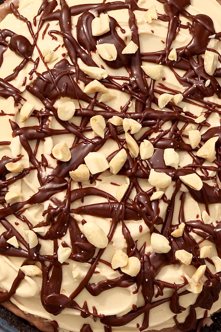 Easy Mud Pie-A true winner! The quick homemade crust adds something special (and allows for a gluten-free option) but a store-bought cookie crust works well, too
