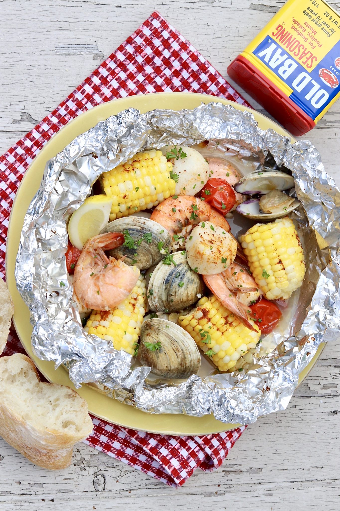 Mix & Match Grilled Seafood Packets (aka Ocean Packets)-Healthy, single-serve packets that are loaded with flavor and just plain fun to eat. Quick to prep and easy customize based on allergies or personal preference. (And cleanup is a breeze!)