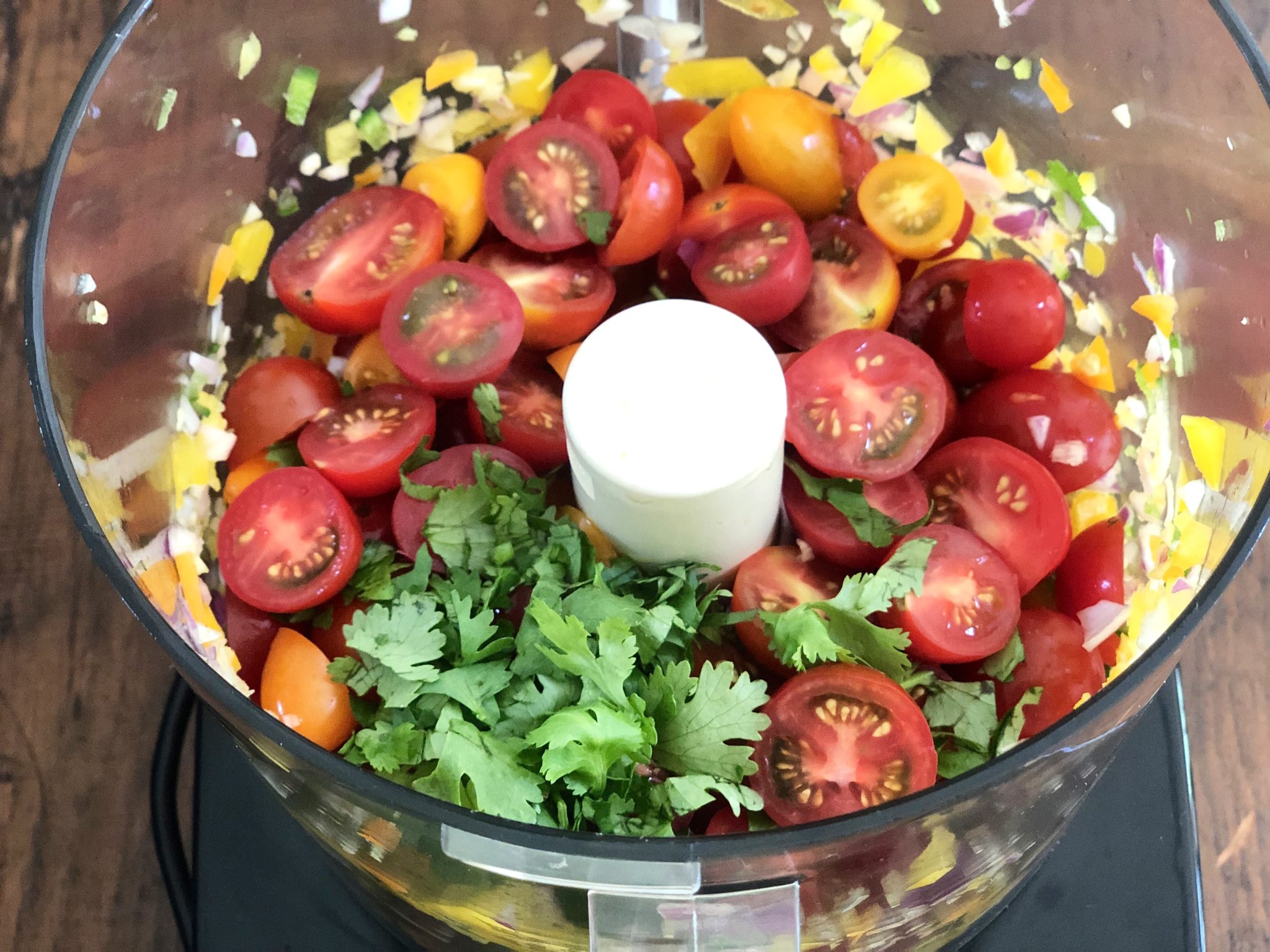 EASY FERMENTED (or FRESH) GARDEN SALSA-Healthy, flavorful salsa can be gut-healthy, too! You may also enjoy this salsa fresh, but it only takes 2 days for the probiotics to develop.