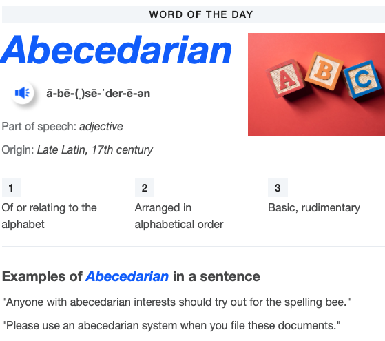 Word Genius - word of the day