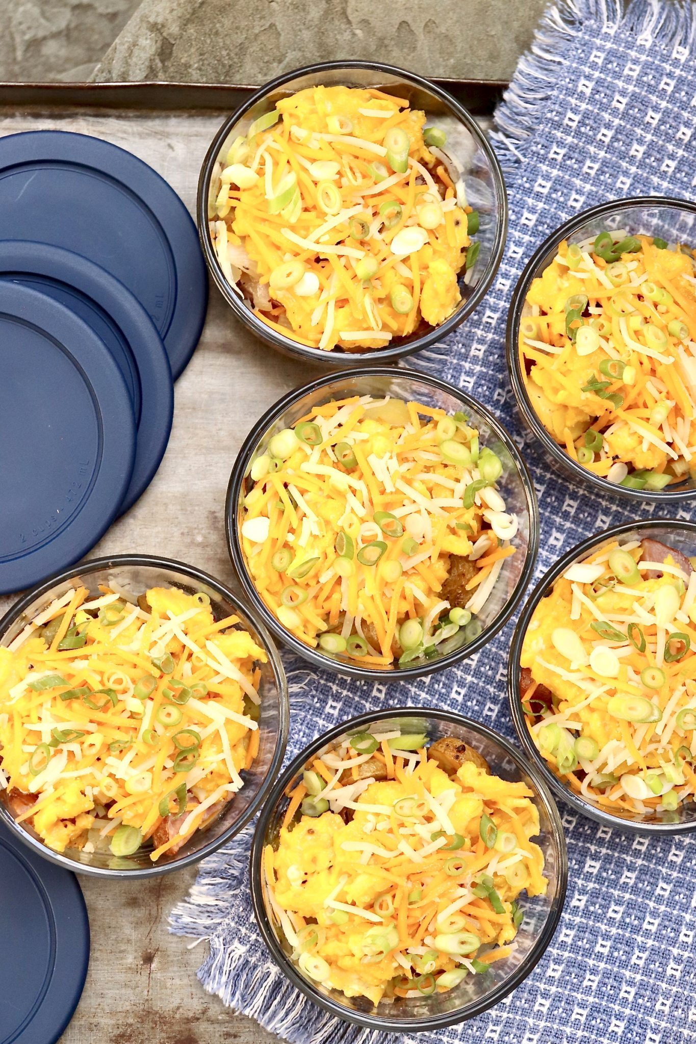 MAKE-AHEAD SAVORY BREAKFAST BOWLS- a reasonable amount of meal-prep is rewarded with wholesome, grab-and-go meals for the week, which can customized and topped to taste. They’re equally satisfying as a packable lunch or easy dinner, too.