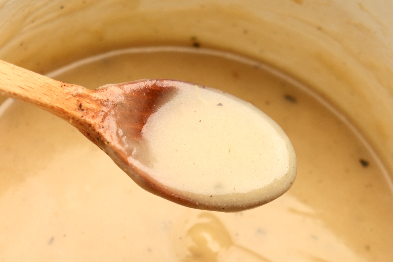 A quick and easy base to which pan drippings are added for a deliciously stress-free (and lump-free!) gravy. May be prepared up to 4 days in advance.