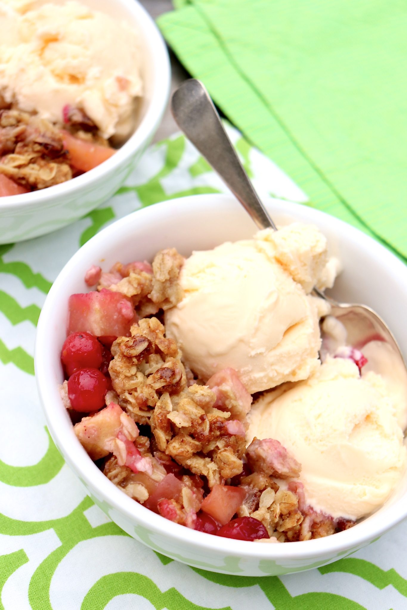 CRANBERRY APPLE CRISP - The perfect balance of sweet and tart adds something special to this easy crisp, which can easily be made dairy- and gluten-free if needed.